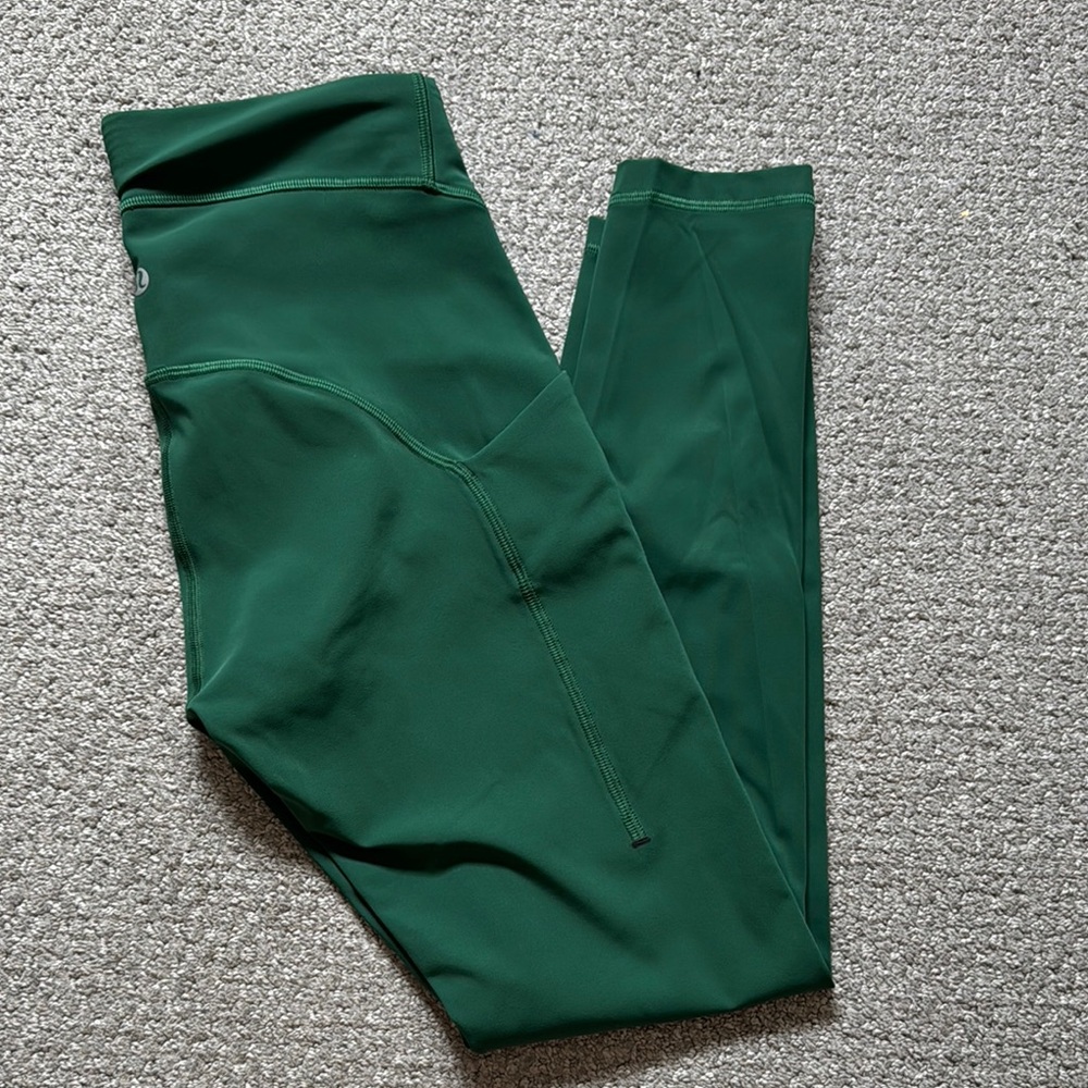 Green Lululemon Leggings